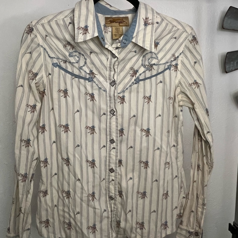 Vintage Wrangler Pearl Snap